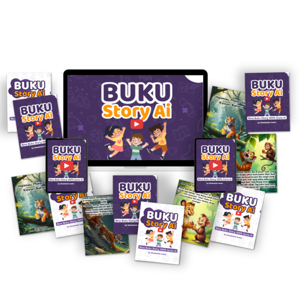30 Modul Buku Story AI + Template Website Jualan